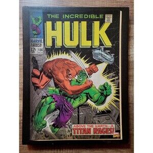 "HULK Nº. 106" Marie Severin Art! 18x14 Marvel Comic Canvas Art (Built-In Frame)